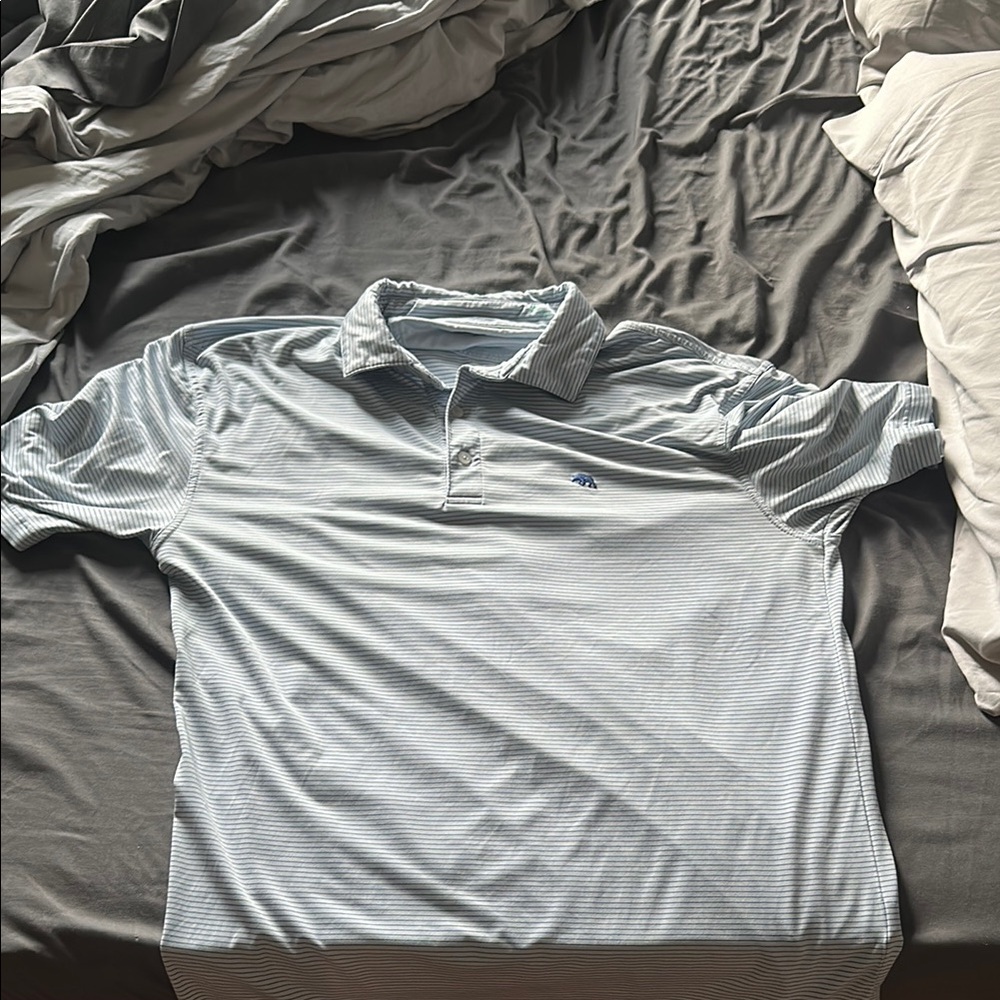Classic Blue Polo Shirt with Soft Fabric